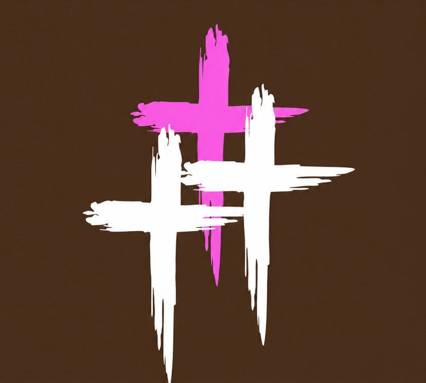 Chocolate Brown/Pink Wreath T-shirt