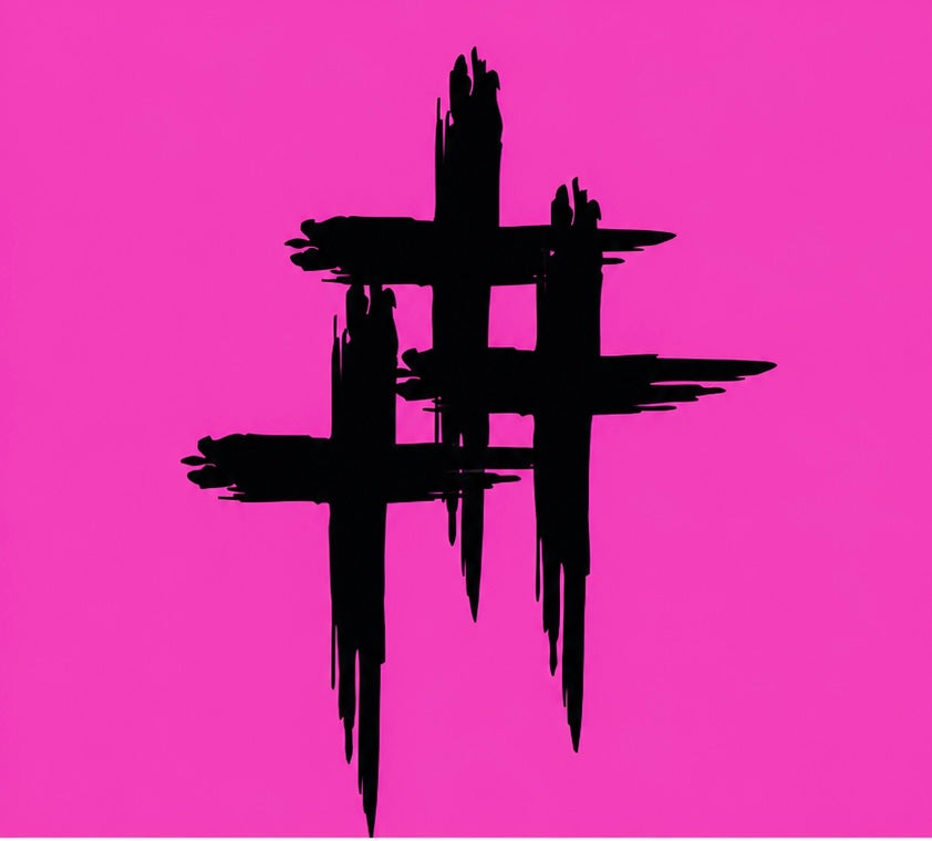 Pink/Black Wreath Hoodie