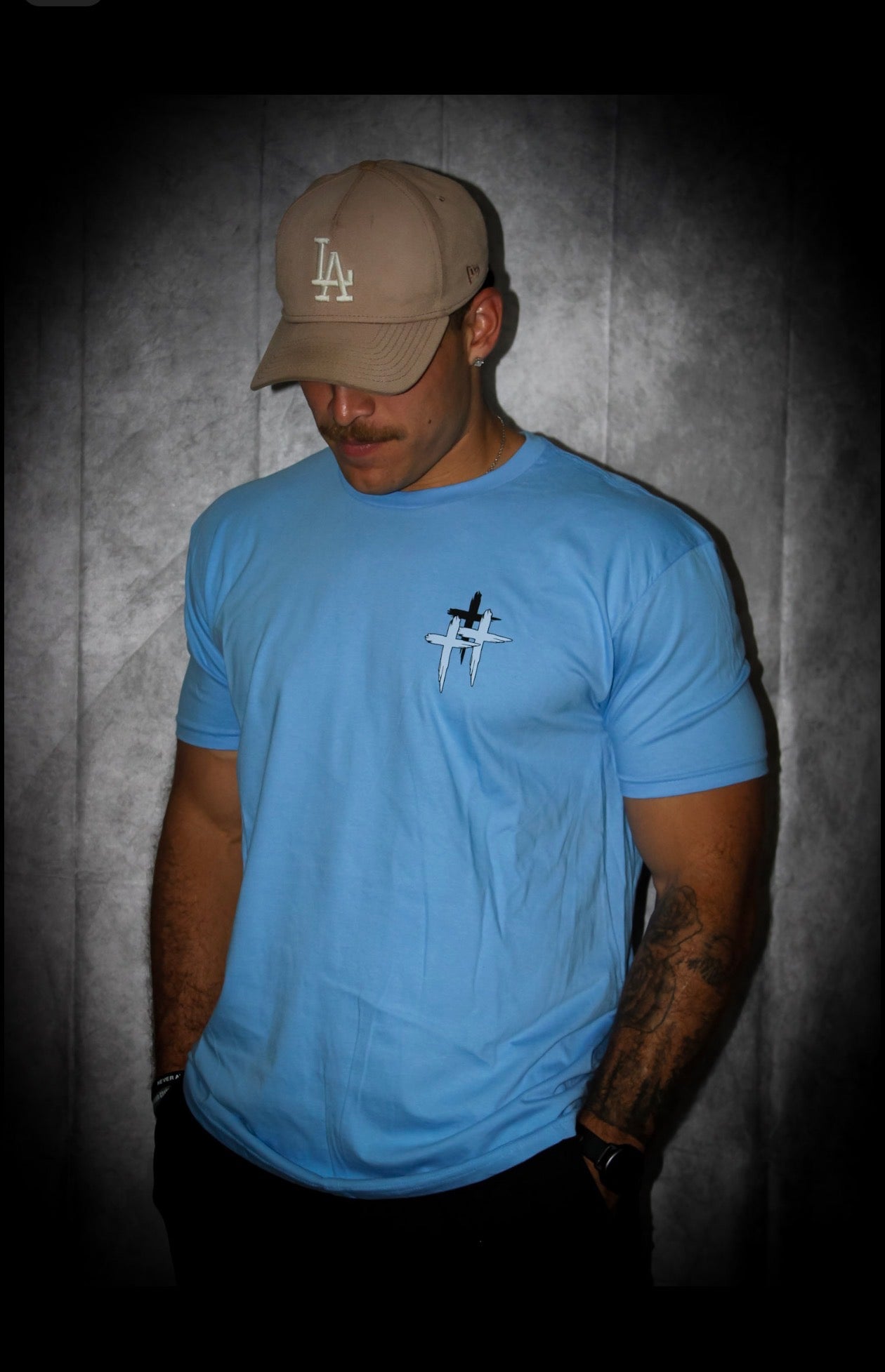 Blue/Black Wreath T-shirt