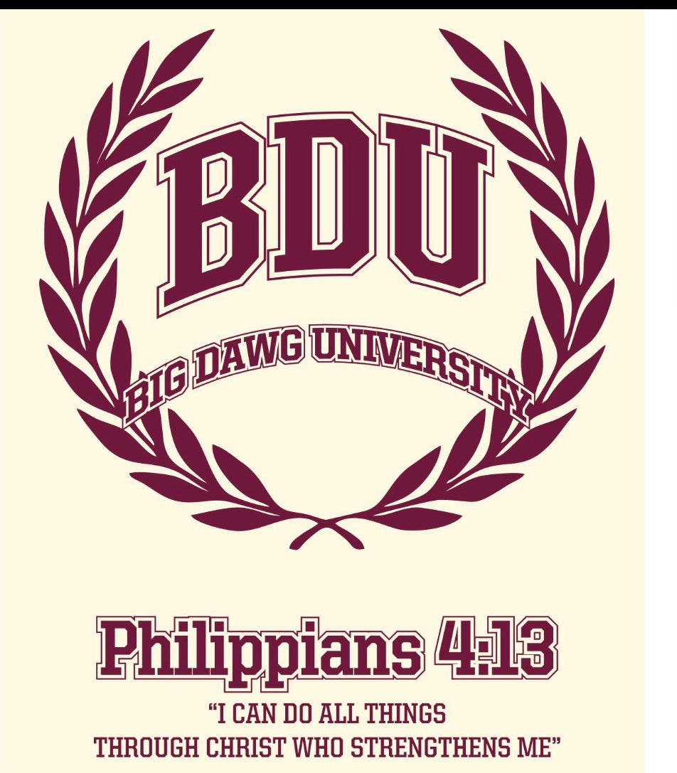 Sand/Maroon Wreath T-shirt