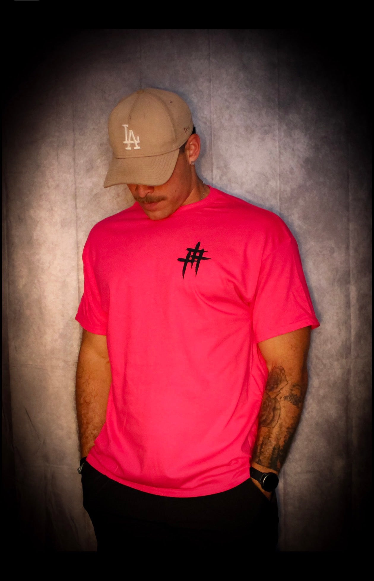 Pink/Black Wreath T-shirt