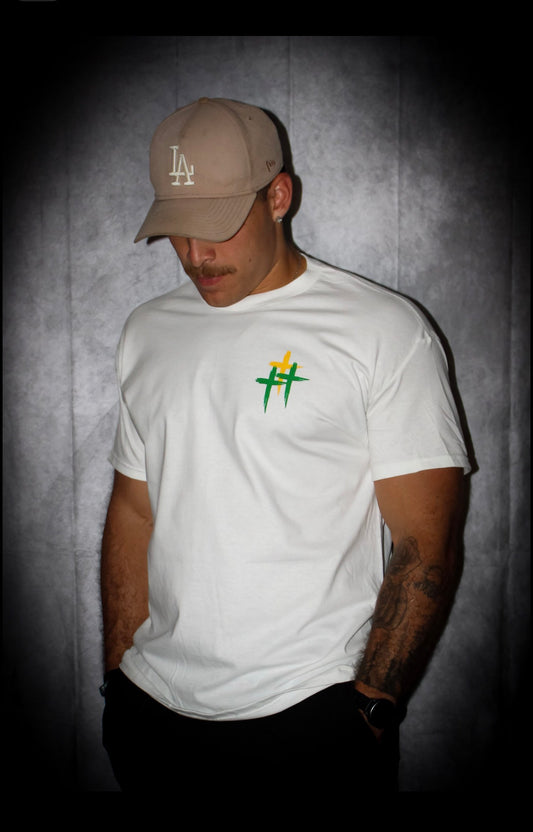 White/Green Wreath T-Shirt